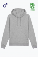 Eco bluza z kapturem męska czarna - DRUMMER