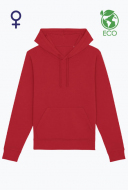 Eco bluza z kapturem damska biała - DRUMMER