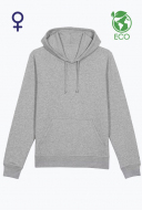 Eco bluza z kapturem damska biała - DRUMMER