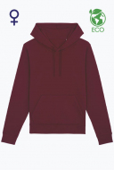 Eco bluza z kapturem damska biała - DRUMMER