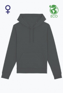 Eco bluza z kapturem damska biała - DRUMMER