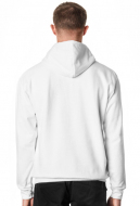 B06 Bluzzzaa męska z dwukolorowym kapturem biała