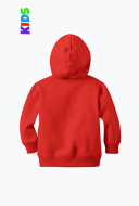 Dziecięca bluza z kapturem na zamek szary