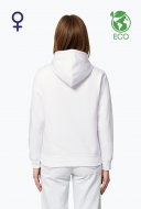 Eco bluza z kapturem damska S&S Drummer - White