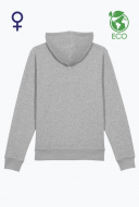 Eco bluza z kapturem damska biała - DRUMMER