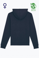 Eco bluza z kapturem damska biała - DRUMMER