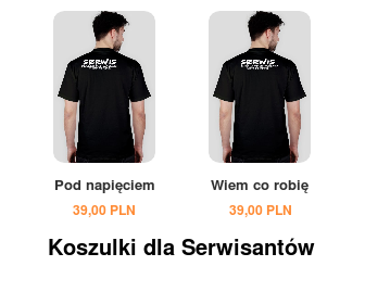 Koszulki dla Serwisantów