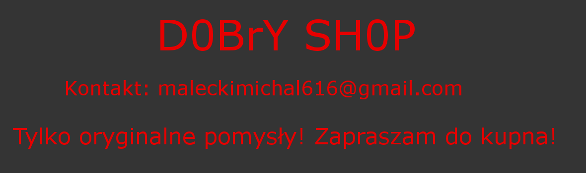 D0BrY SH0P