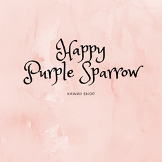 Happy Purple Sparrow